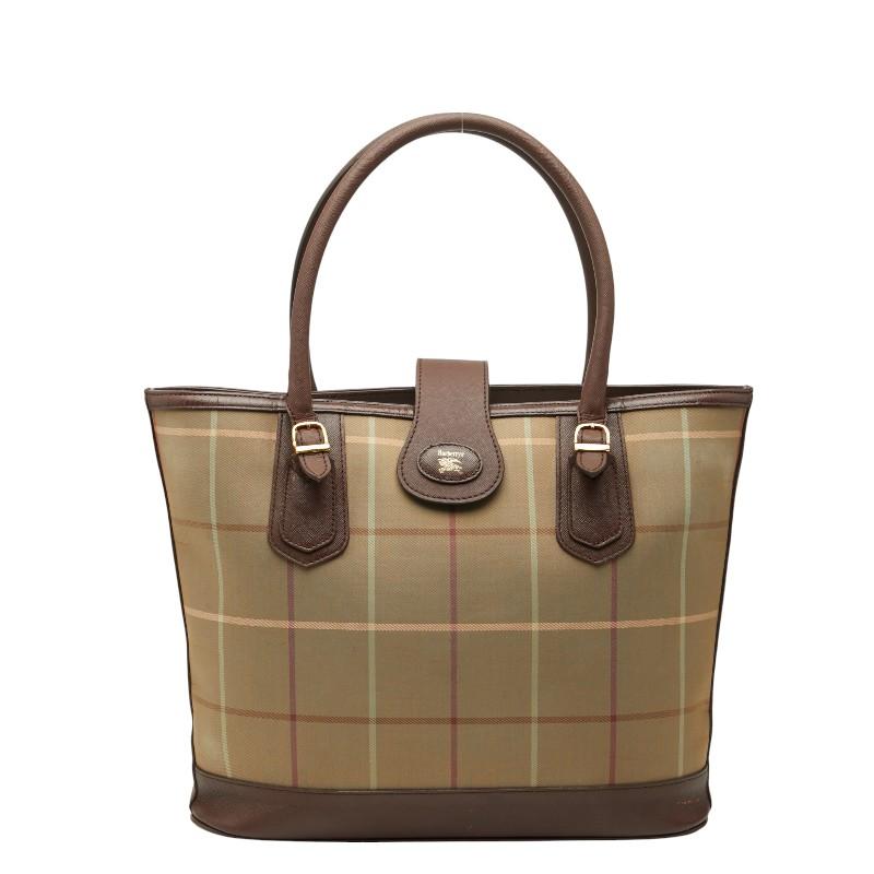 BURBERRY（バーバリー） チェック トートバッグ ブラウン マルチカラー