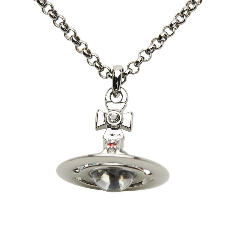 ヴィヴィアンウエストウッド オーブ ガンメタル ネックレス シルバー