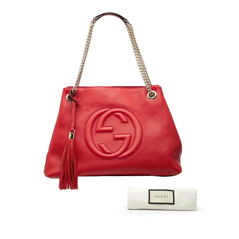 GUCCI（グッチ） ソーホー チェーン ショルダーバッグ 536196 レッド