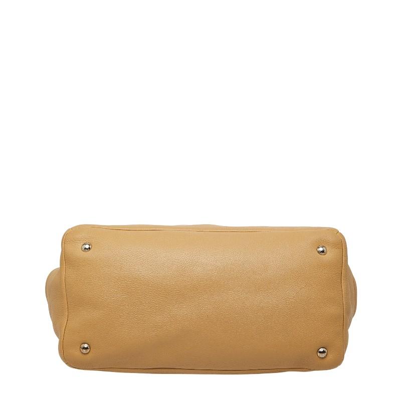 PRADA（プラダ） ハンドバッグ ショルダーバッグ 2WAY ベージュ レザー