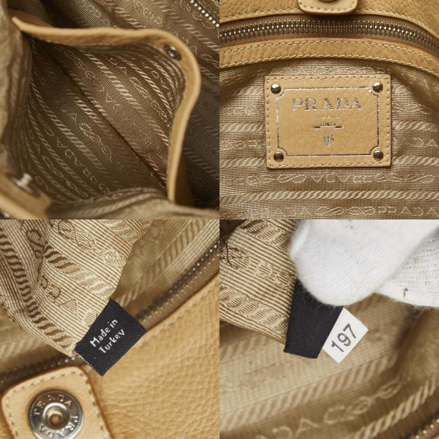 PRADA（プラダ） ハンドバッグ ショルダーバッグ 2WAY ベージュ レザー
