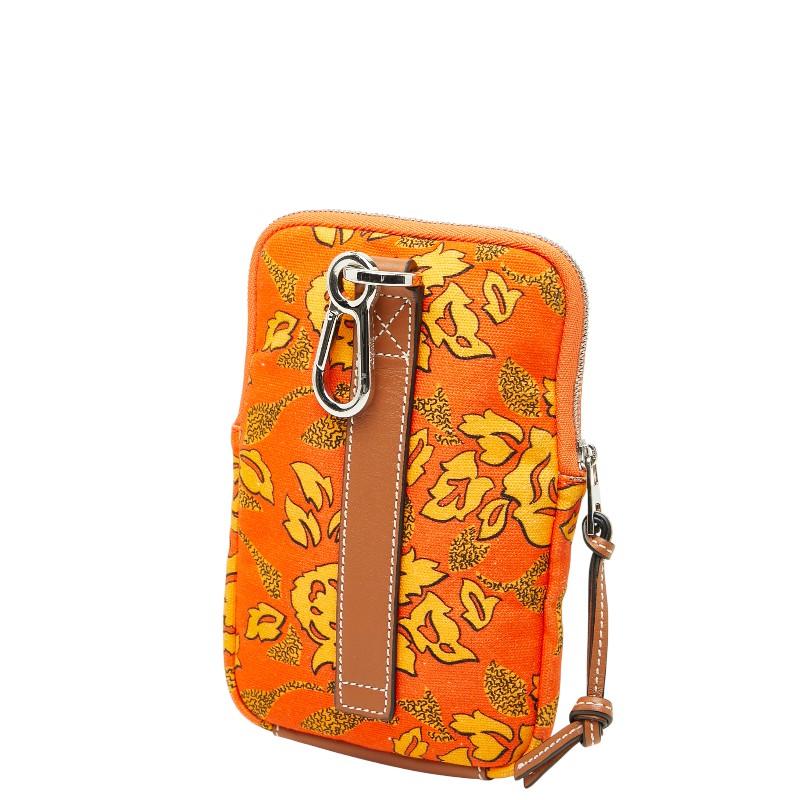 LOEWE（ロエベ） × パウラズイビザ ポーチ 小物入れ オレンジ マルチ