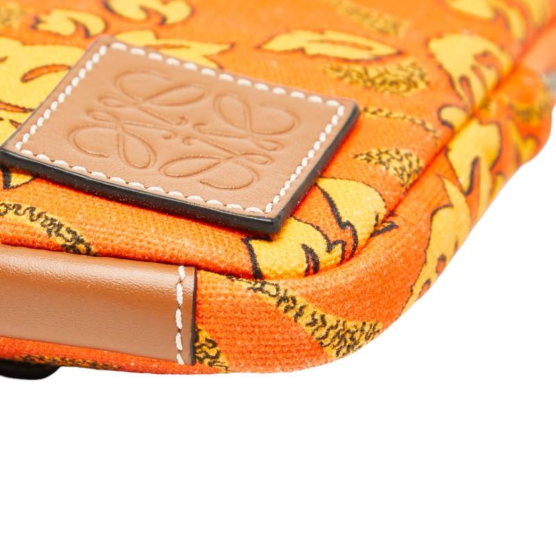 LOEWE（ロエベ） × パウラズイビザ ポーチ 小物入れ オレンジ マルチ