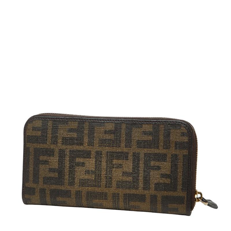 FENDI（フェンディ） ズッカ ラウンドファスナー 長財布 8M0299