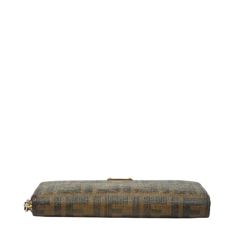 FENDI（フェンディ） ズッカ ラウンドファスナー 長財布 8M0299