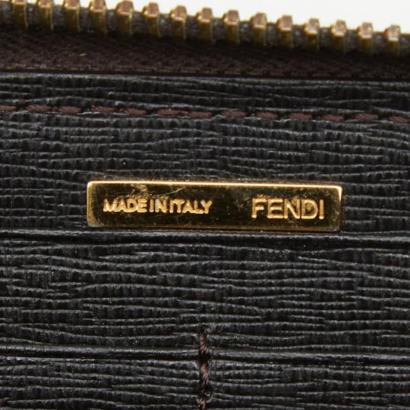 FENDI（フェンディ） ズッカ ラウンドファスナー 長財布 8M0299