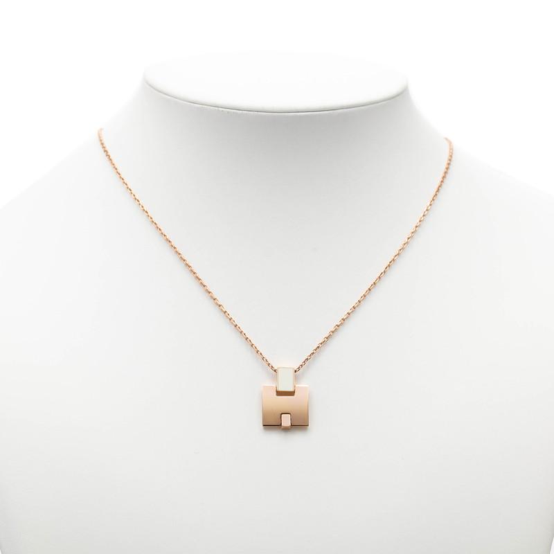HERMES（エルメス） アイリーン ペンダントネックレス ピンクゴールド