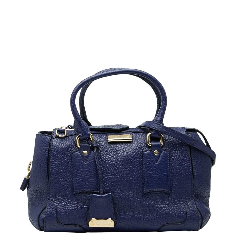 BURBERRY（バーバリー） ハンドバッグ ショルダーバッグ 2WAY ブルー