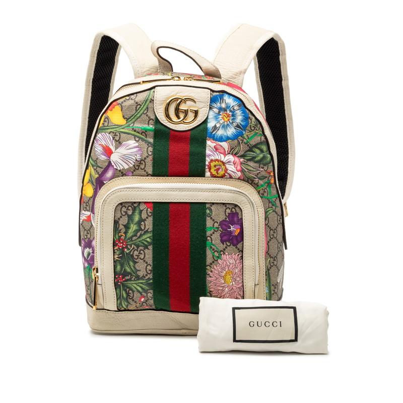 本物 グッチ GUCCI オフィディア フローラ GGスプリーム ショルダーバッグ ポシェット ベージュ マルチカラー 499621 Ophidia バッグ 中古・ GUCCI（グッチ） （新品・未使用品）グッチ オフィディア ショルダー
