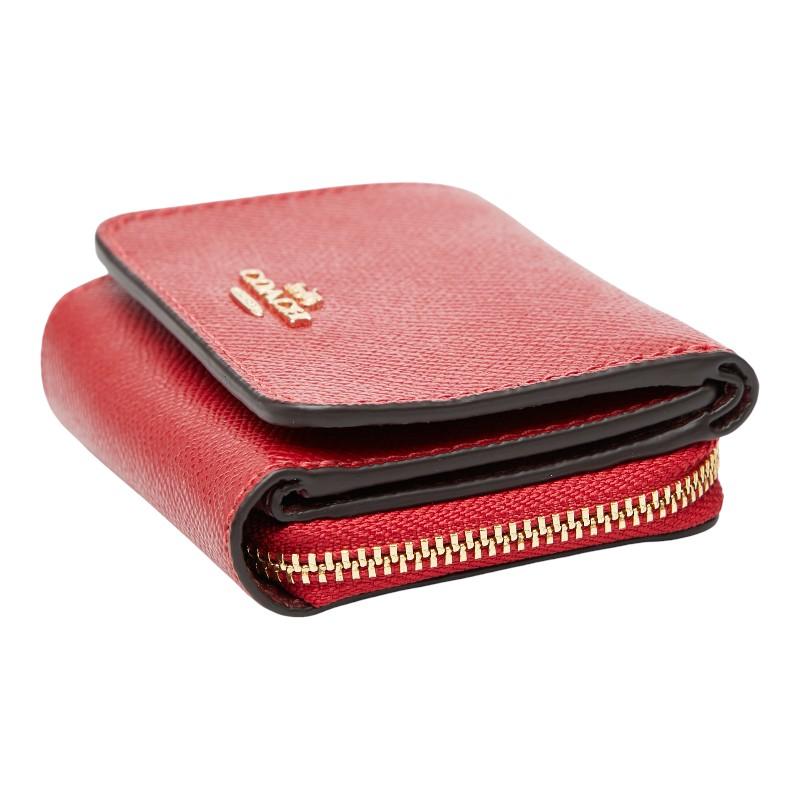 新品　正規品☆COACH コーチ　折り財布　レッド　三つ折り財布 コーチ COACH 三つ折り財布 （レッド） -waja bazar - 海外