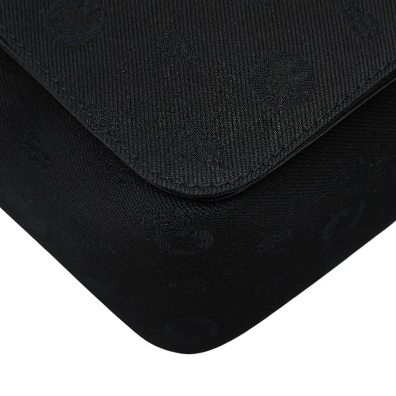 ハンティングワールド 斜め掛け ショルダーバッグ ブラック キャンバス