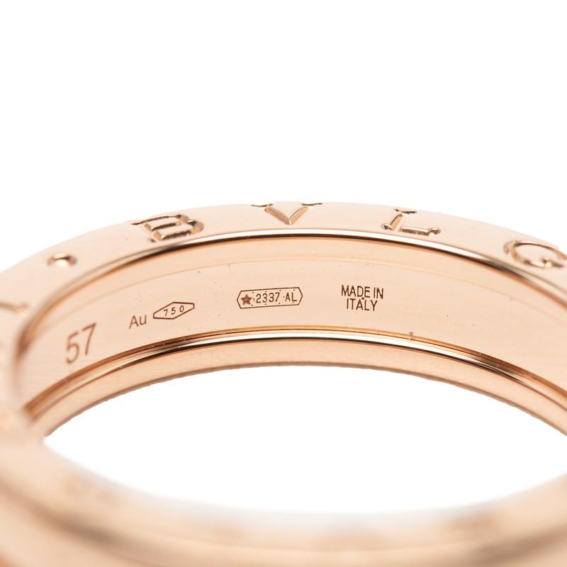 BVLGARI（ブルガリ） K18PG ピンクゴールド Bzero1 ビーゼロワン 1 