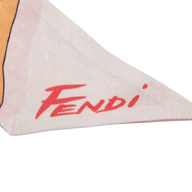 FENDI（フェンディ） ラッピー スカーフ ピンク マルチカラー