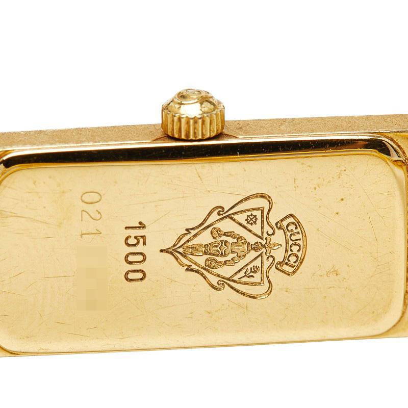 GUCCI（グッチ） ロゴ バングル ウォッチ 腕時計 1500L クオーツ