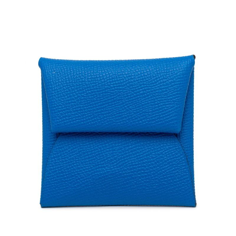 HERMES（エルメス） バスティア コインケース ブルー ヴォーエプソン