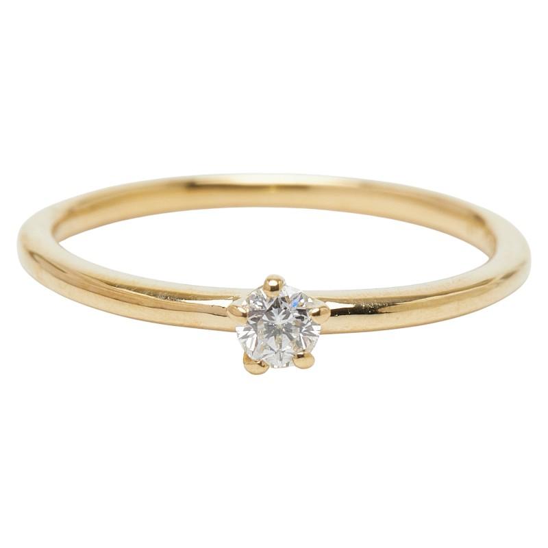K18YG イエローゴールド ダイヤ0.093ct festaria bijou SOPHIA Le 