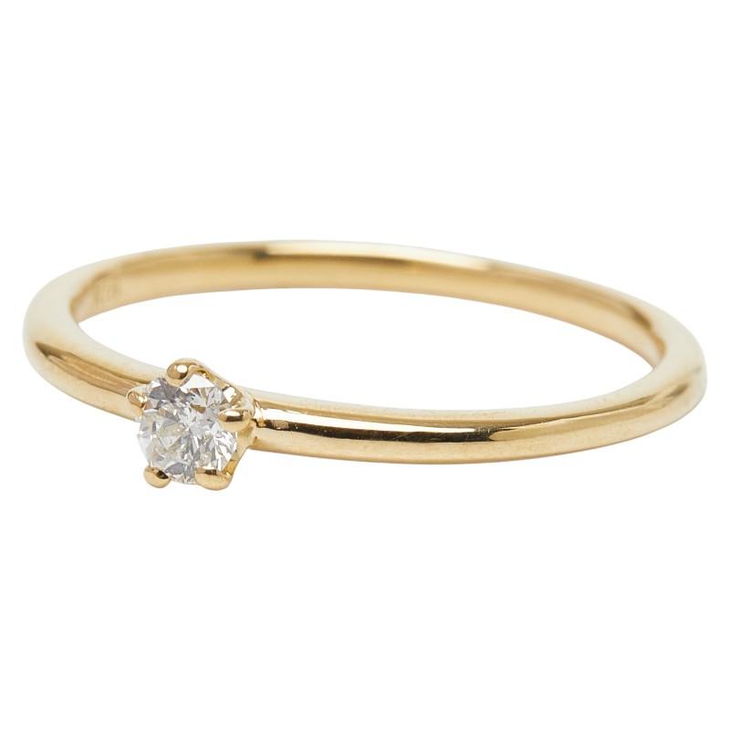K18YG イエローゴールド ダイヤ0.093ct festaria bijou SOPHIA Le 