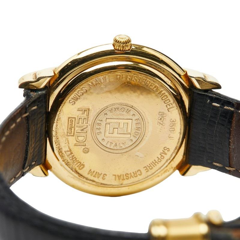 FENDI（フェンディ） 腕時計 350J スイス製クオーツ シルバー文字盤