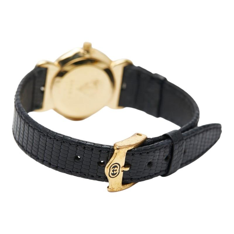 GUCCI（グッチ） 腕時計 3400L スイス製クオーツ ブラック文字盤