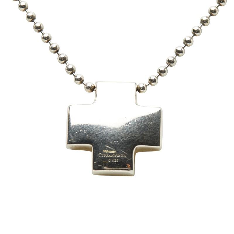 ティファニー ローマンクロス ボールチェーン ネックレス シルバー 925 TIFFANY&Co.（ティファニー） ローマンクロス ボールチェーン