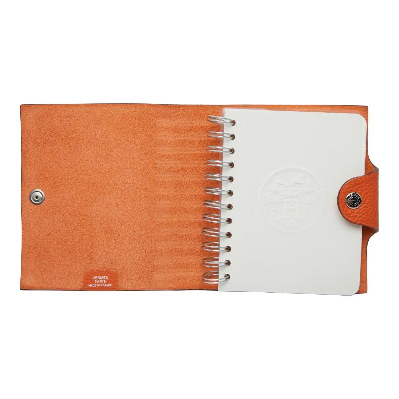 HERMES（エルメス） ユリスPM 手帳カバー ノートカバー オレンジ トゴ