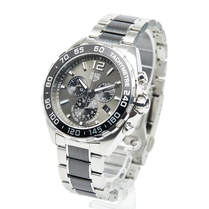 【TAG HEUER/タグホイヤー】 CAZ1011  フォーミュラ１　クロノグラフ 腕時計 ステンレススチール クオーツ グレー メンズ【中古】【真子質店】【GD】【MiMoMi】 タグホイヤー クロノグラフ フォーミュラ1 腕時計 CAZ1011 スイス製