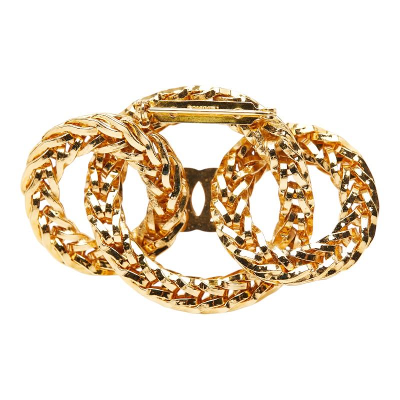 CHANEL（シャネル） トリプルサークル ココマーク チェーン ブローチ 