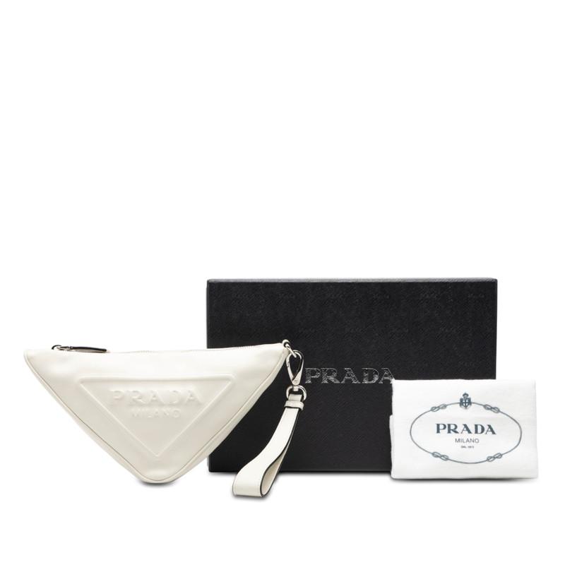PRADA（プラダ） 三角ロゴプレート トライアングル ポーチ クラッチ