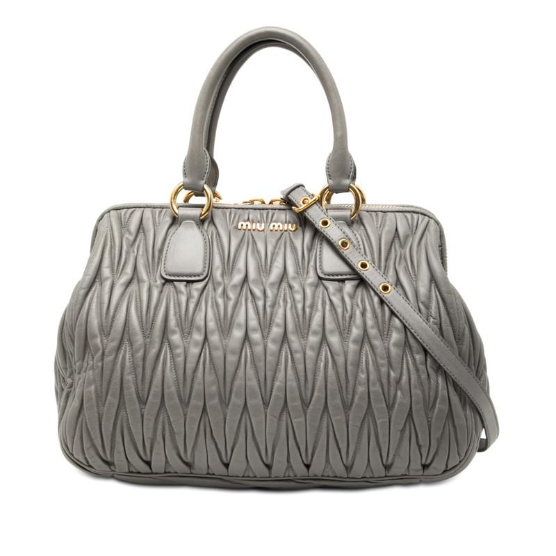 miu miu（ミュウミュウ） マテラッセ ハンドバッグ ショルダーバッグ