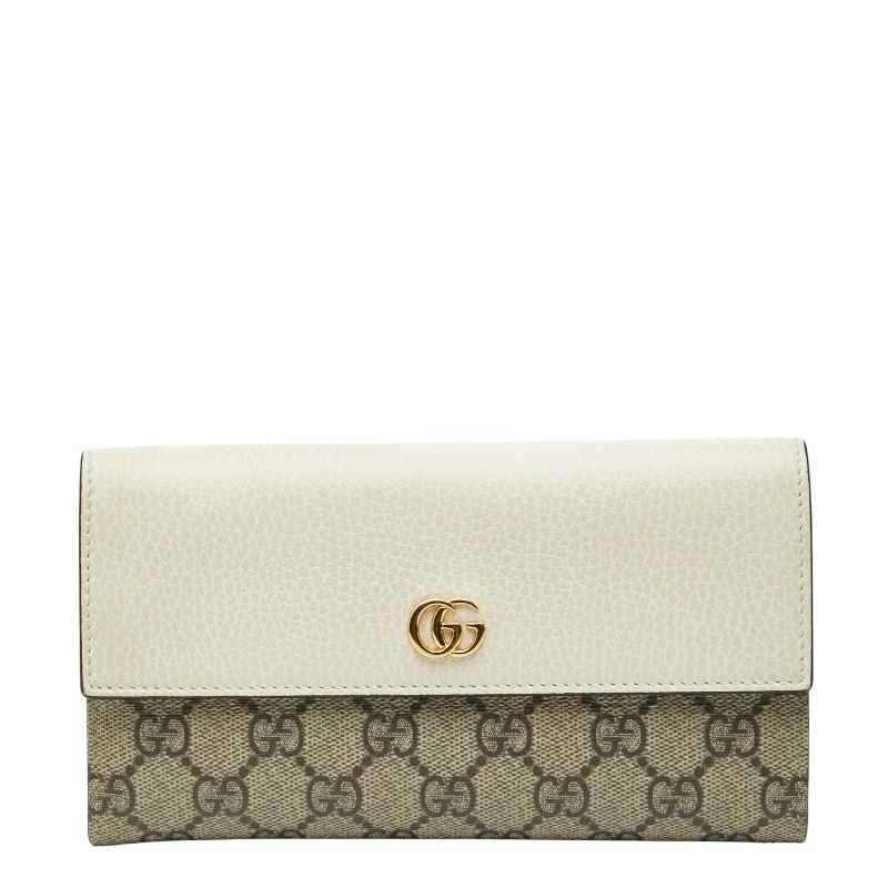 GUCCI（グッチ） GGスプリーム GGマーモント 長財布 456116 ベージュ