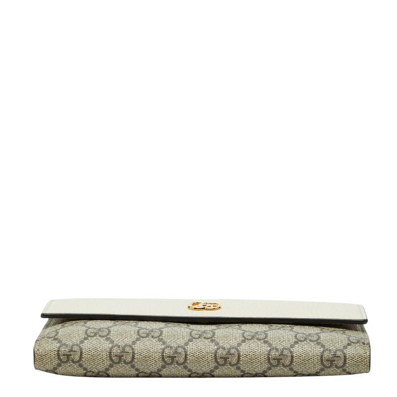 GUCCI（グッチ） GGスプリーム GGマーモント 長財布 456116 ベージュ