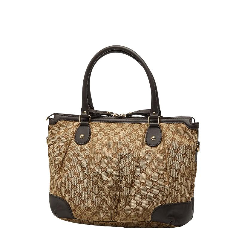 GUCCI（グッチ） GGキャンバス ハンドバッグ ショルダーバッグ 2WAY 