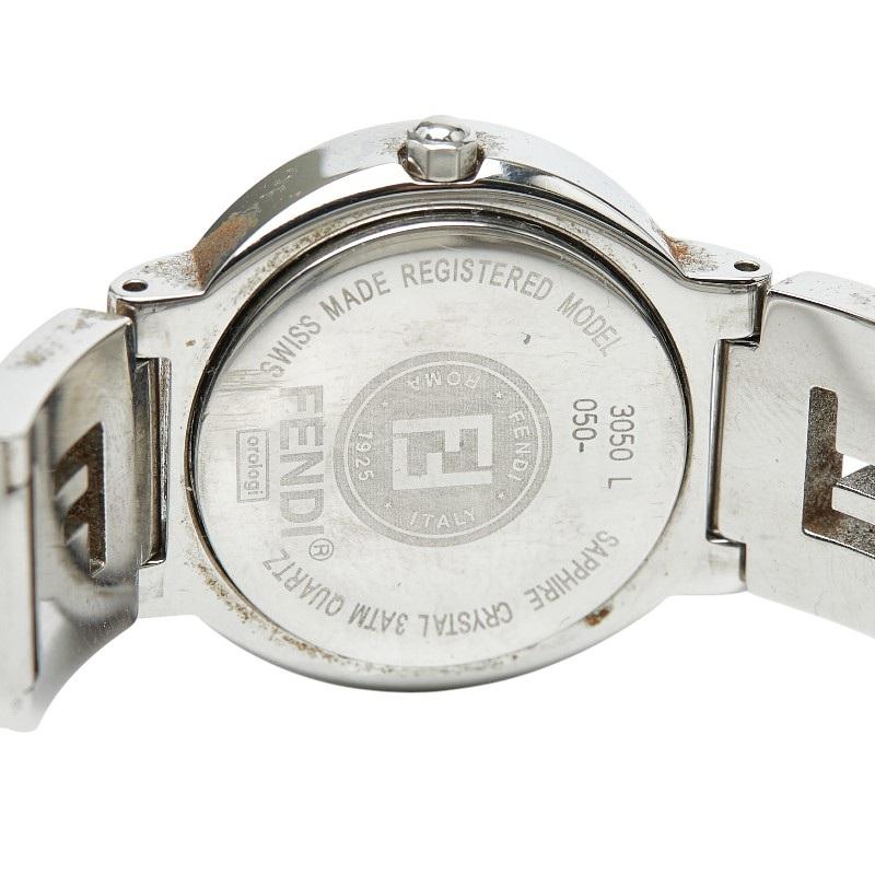 FENDI（フェンディ） 腕時計 3050L スイス製クオーツ ブラック文字盤