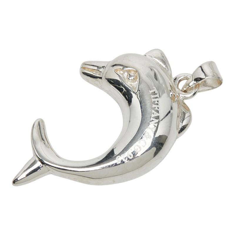 イルカモチーフ ペンダントトップネックレス TIFFANY チェーン 925 TIFFANY&Co.（ティファニー） ドルフィン イルカ モチーフ ペンダント