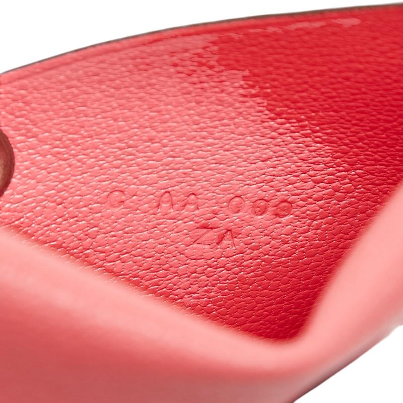 HERMES（エルメス） カルヴィ カードケース 名刺入れ ピンク ローズ