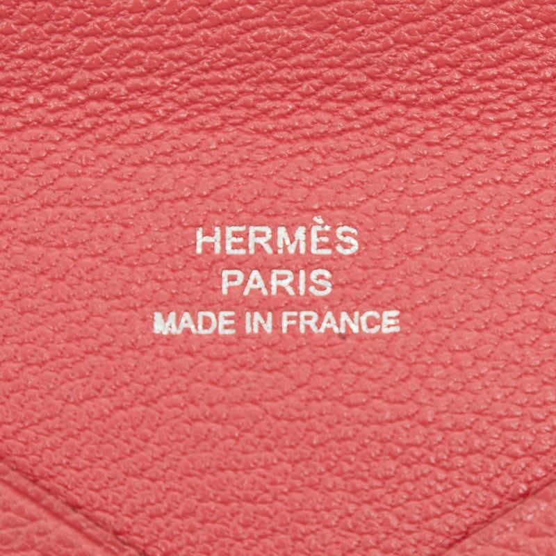 HERMES（エルメス） カルヴィ カードケース 名刺入れ ピンク ローズ