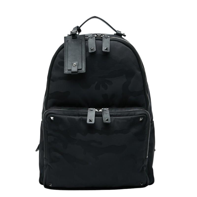 VALENTINO（ヴァレンティノ） ロックスタッズ カモ柄 リュック バック