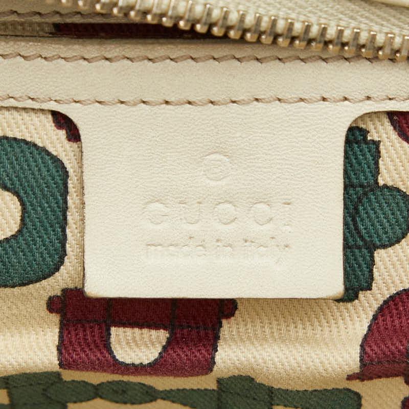 美品■グッチ　ボストンバッグ　グッチシマ　アイボリー　ハンドバッグ　193603 GUCCI（グッチ） グッチシマ ミニボストン ハンドバッグ 193603