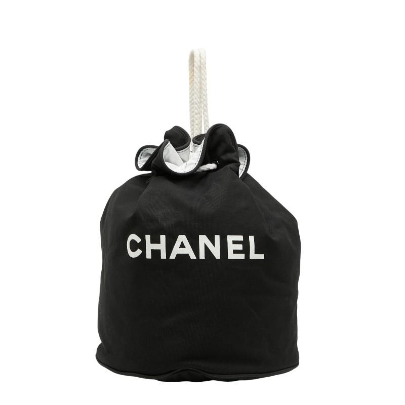 CHANEL（シャネル） ノベルティ ロゴプリント プールバッグ ショルダー