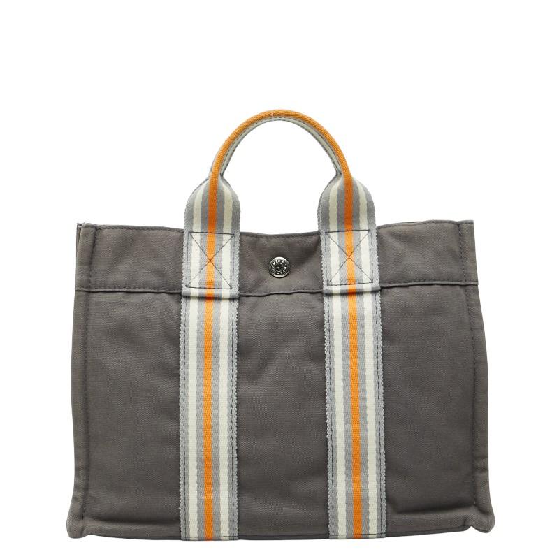 希少！銀座限定！エルメス　Hermes　フールトゥ　PM　ハンドバッグ　グレー HERMES（エルメス） フールトゥ トートPM トートバッグ ハンドバッグ