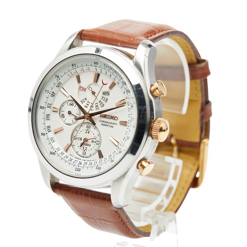 SEIKO（セイコー） アラーム パーペチュアル クロノグラフ 腕時計 7T86