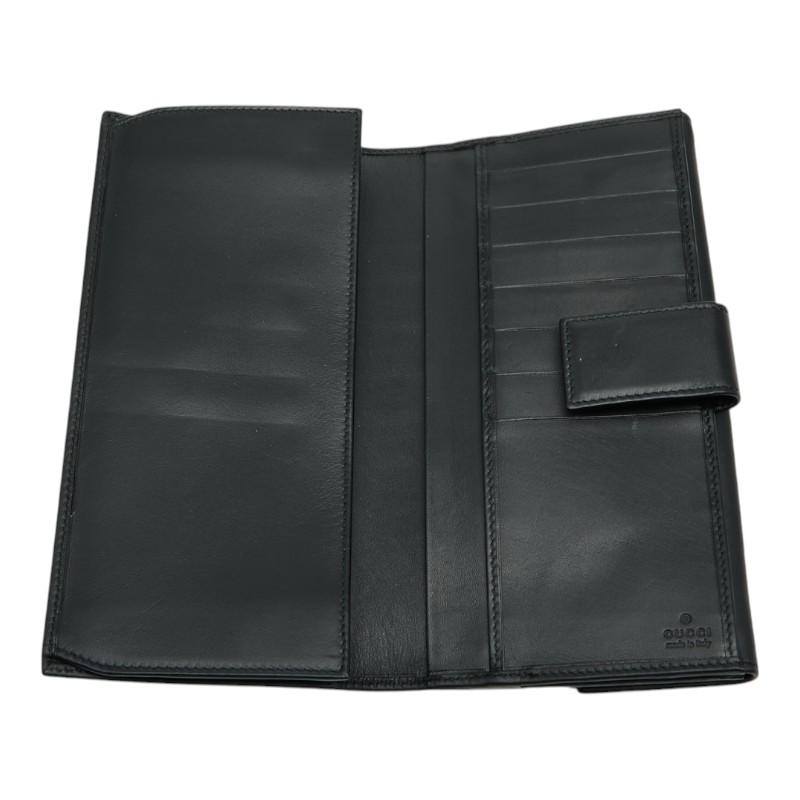 GUCCI（グッチ） GGキャンバス 長財布 035 1408 2150 ネイビー