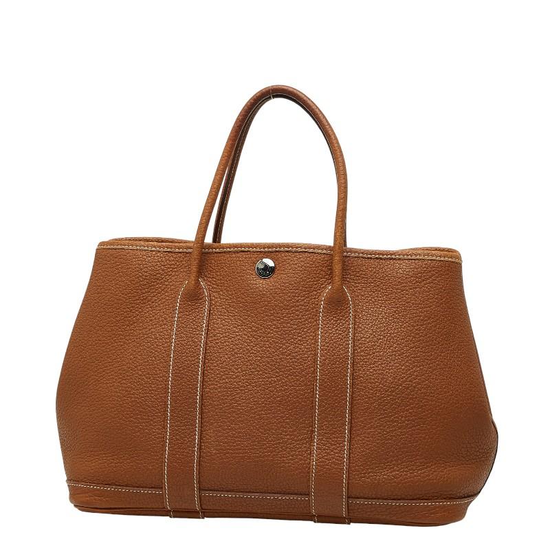 HERMES（エルメス） ガーデンパーティTPM ハンドバッグ ゴールド 