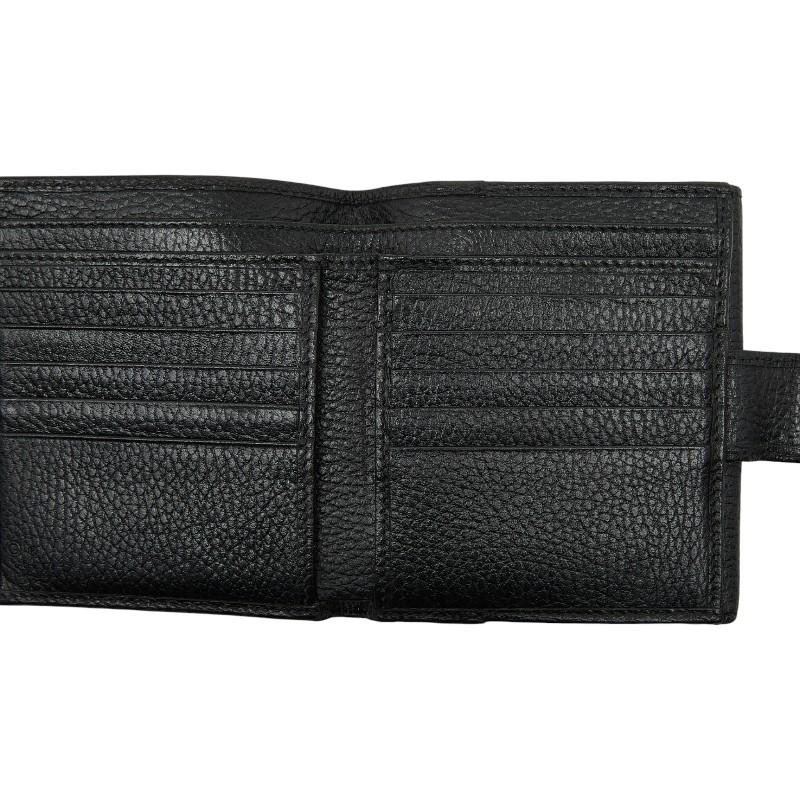 GUCCI（グッチ） インターロッキングG 二つ折り財布 615525 ブラック