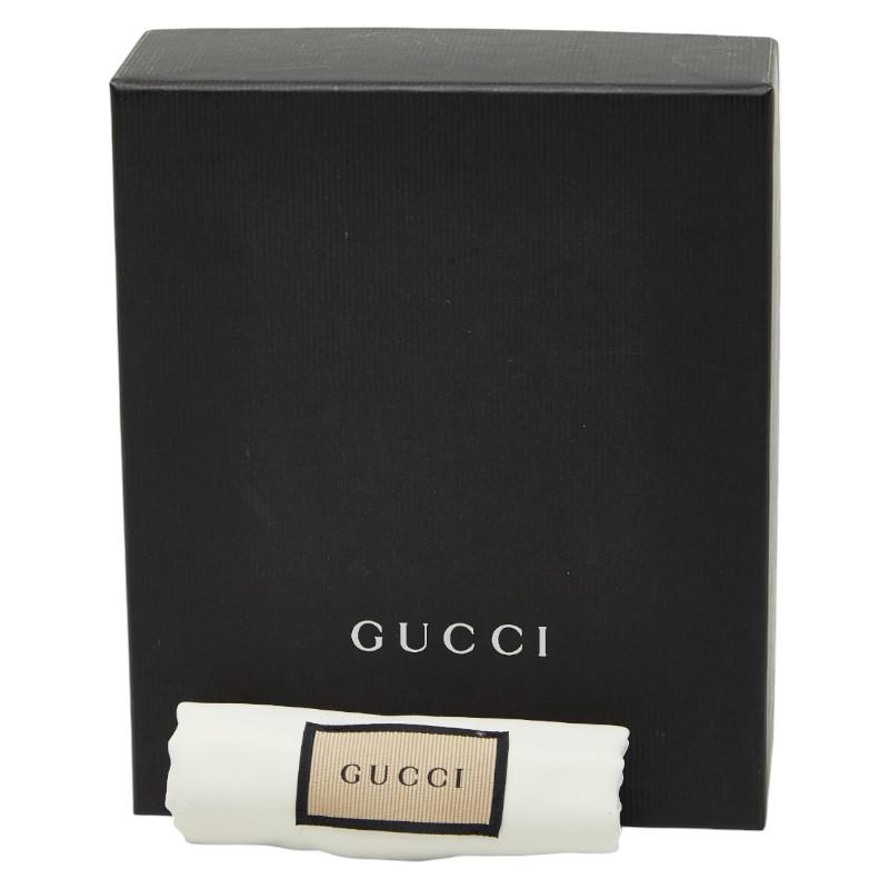 GUCCI（グッチ） インターロッキングG 二つ折り財布 615525 ブラック