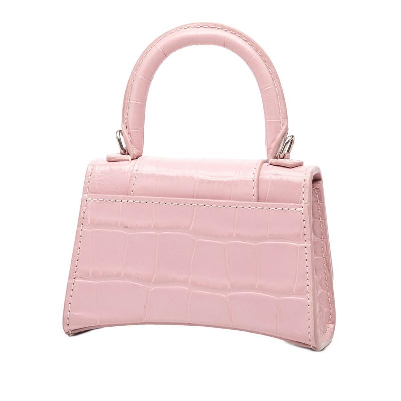 BALENCIAGA（バレンシアガ） クロコ型押し アワーグラス ミニ 