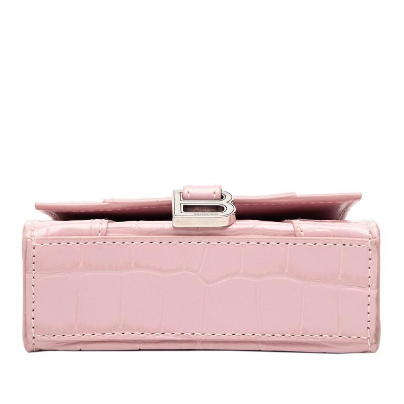 BALENCIAGA（バレンシアガ） クロコ型押し アワーグラス ミニ 