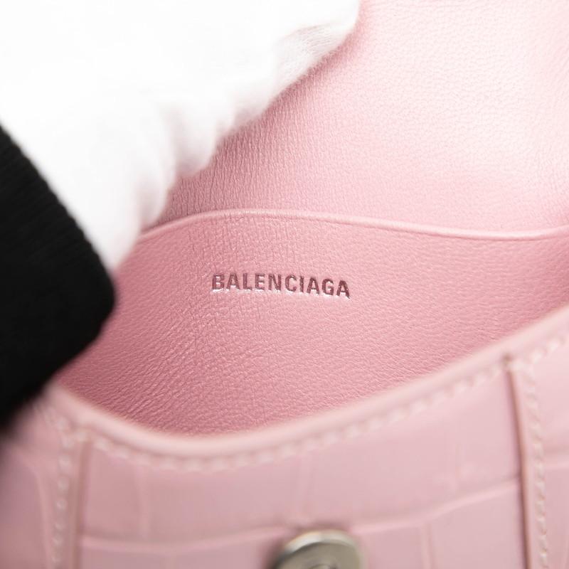 BALENCIAGA（バレンシアガ） クロコ型押し アワーグラス ミニ 