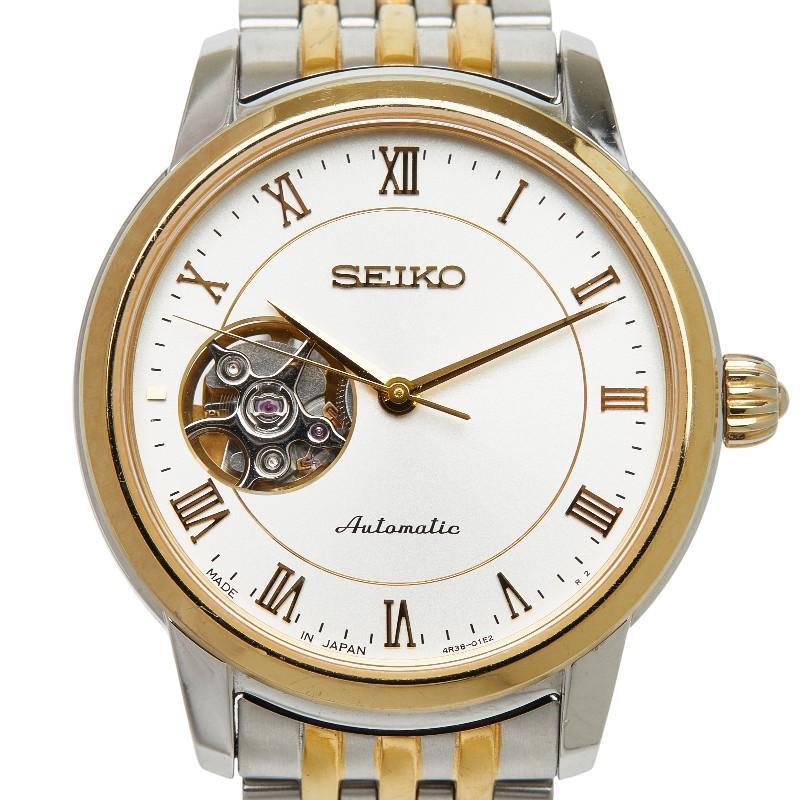 SEIKO（セイコー） プレサージュ 腕時計 4R38-01A0 自動巻き ホワイト