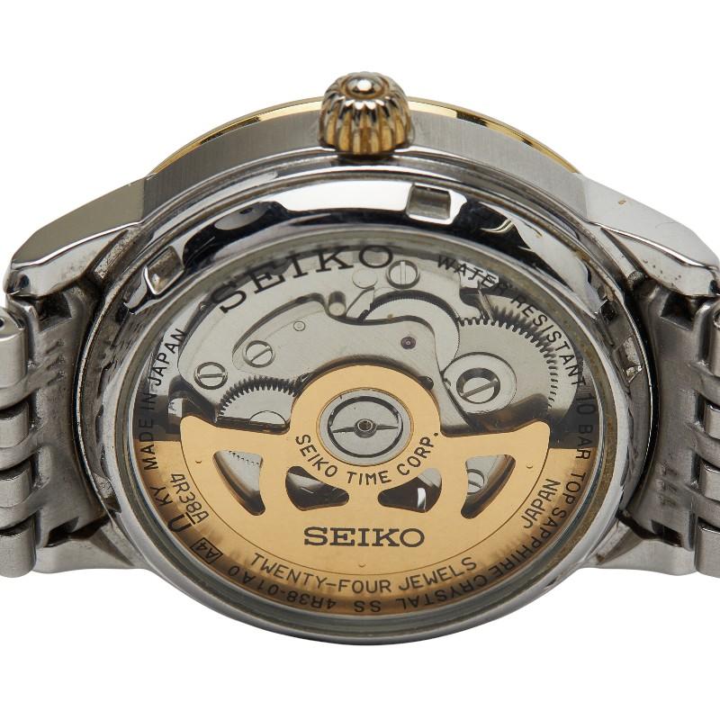 【極美品】セイコー　自動巻き　腕時計　4R38A SEIKO（セイコー） プレサージュ 腕時計 4R38-01A0 自動巻き ホワイト